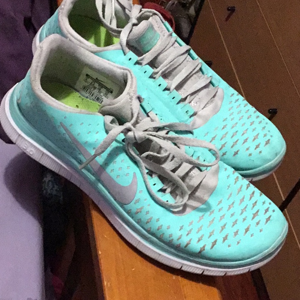 Nike Tiffany blue sneakers ( I’m Negotiable)